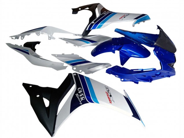 Rabatt Suzuki GSX250R Motorrad Verkleidung 2017-2020 - Weiss Blau Schwarz Rennen