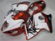 Rabatt Suzuki GSXR 1300 Hayabusa Motorrad Verkleidung 1996-2007 - Weiss Orange Schwarz