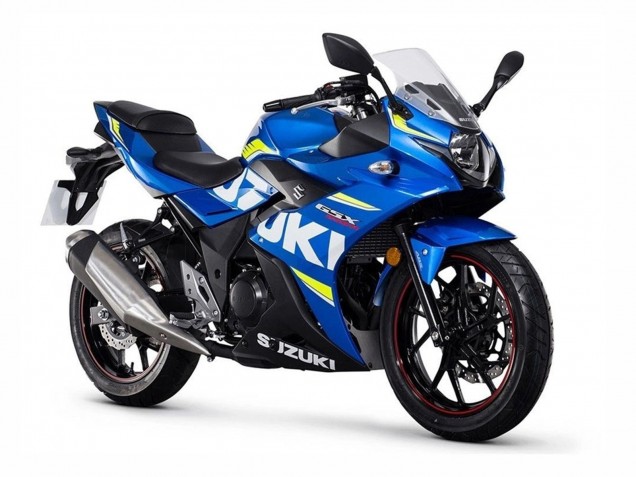 Rabatt Suzuki GSX250R Motorrad Verkleidung 2017-2020 - Blau Gelb