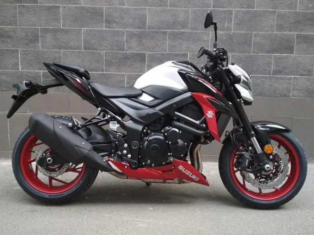 Rabatt Suzuki GSX-S 750 Motorrad Verkleidung 2017-2022 - Rot Weiss
