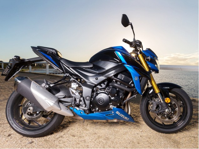 Rabatt Suzuki GSX-S 750 Motorrad Verkleidung Kit 2017-2022 - Blau Schwarz