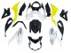 Rabatt Suzuki GSX-S 750 Motorrad Verkleidung 2017-2022 - Weiss Gelb