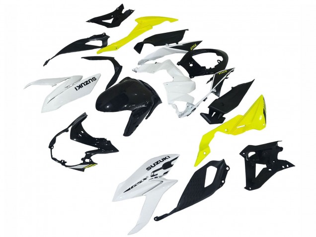 Rabatt Suzuki GSX-S 750 Motorrad Verkleidung 2017-2022 - Weiss Gelb