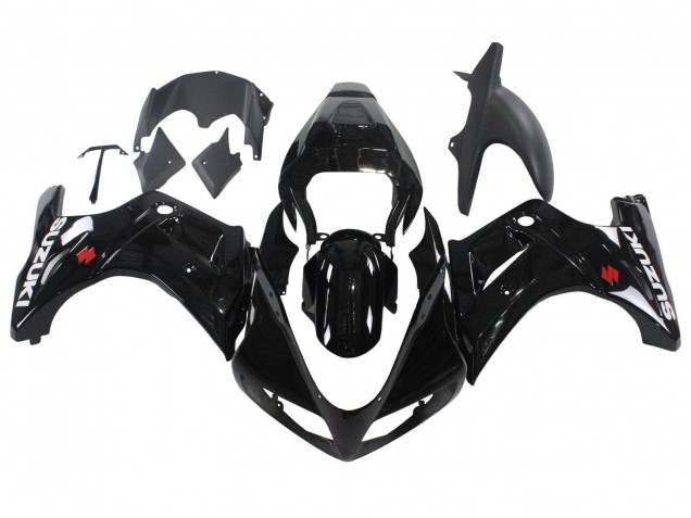 Rabatt Suzuki SV650 Motorrad Verkleidung 2003-2013 - Glanzendes Schwarz