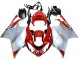 Rabatt Aprilia RSV1000 Motorrad Verkleidung 2003-2006 - Weiss Rot Schwarz