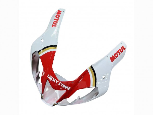 Rabatt Aprilia RSV1000 Motorrad Verkleidung 2003-2006 - Weiss Rot Lucky Strike Motul 34