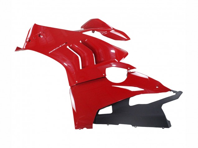 Rabatt Ducati Panigale V4 V4S Motorrad Verkleidung 2020-2021 - Rot Matt Schwarz