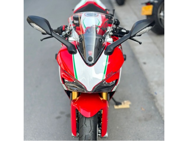 Rabatt Ducati Supersport 939/939S Motorrad Verkleidung 2017-2022 - Weiss Rot Schwarz Grun