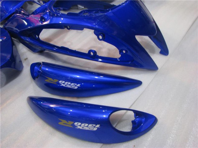 Rabatt Suzuki GSXR 1300 Hayabusa Motorrad Verkleidung 2008-2020 - Weiss Blau