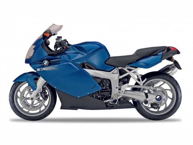 Rabatt BMW K1200S Motorrad Verkleidung 2005-2010 - Dunkel Blau Schwarz