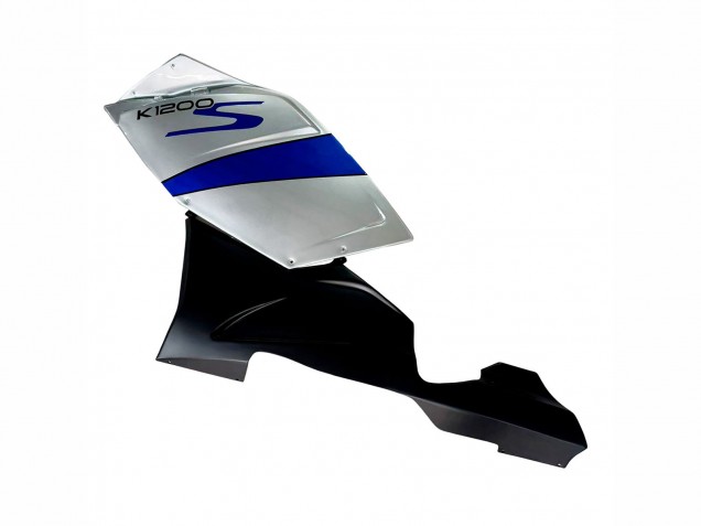 Rabatt BMW K1200S Motorrad Verkleidung 2005-2010 - Silber Blau Schwarz
