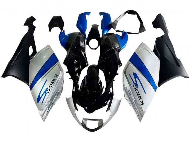 Rabatt BMW K1200S Motorrad Verkleidung 2005-2010 - Silber Blau Schwarz