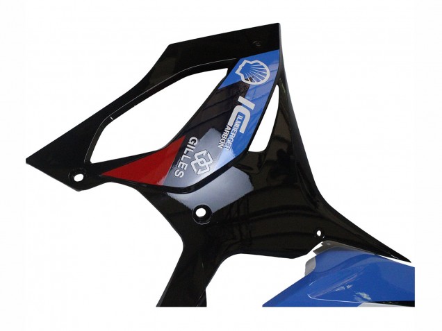 Rabatt BMW S1000RR Motorrad Verkleidung 2023-2024 - Weiss Blau Rot Matt Schwarz