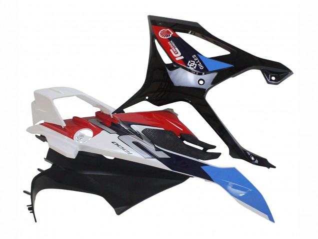 Rabatt BMW S1000RR Motorrad Verkleidung 2023-2024 - Weiss Blau Rot Matt Schwarz