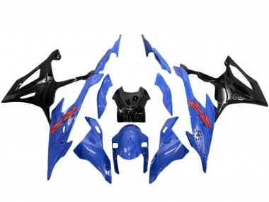Rabatt BMW S1000RR Motorrad Verkleidung 2019-2022 - Blau Schwarz