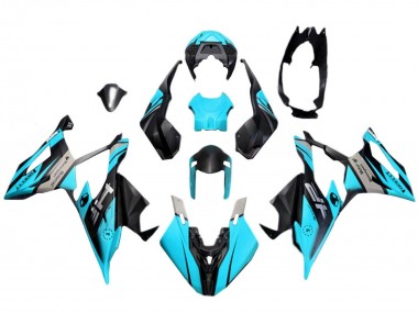 Rabatt BMW S1000RR Motorrad Verkleidung 2019-2022 - Blau Schwarz