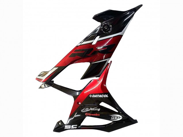 Rabatt BMW S1000RR Motorrad Verkleidung 2019-2022 - Schwarz Dunkel rot