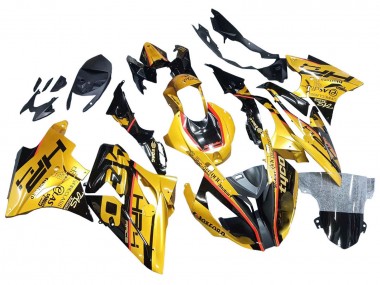 Rabatt BMW S1000RR Motorrad Verkleidung 2017-2018 - Gold Schwarz Tyco