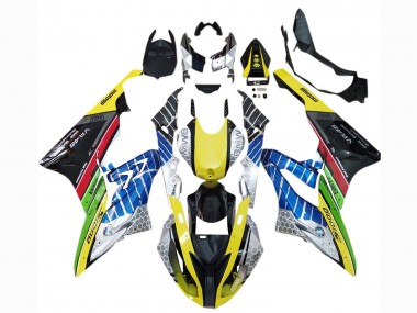 Rabatt BMW S1000RR Motorrad Verkleidung 2015-2016 - Gelb Blau Grun Rot Schwarz VR 46
