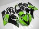 Rabatt Kawasaki ZX6R Motorrad Verkleidung 2005-2006 - Grun Glanzendes Schwarz Elf