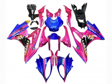 Rabatt BMW S1000RR Motorrad Verkleidung 2015-2016 - Rosa Blau Hai