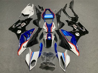 Rabatt BMW S1000RR Motorrad Verkleidung Kit 2009-2014 - Weiss Rot Blau Glanzendes Schwarz