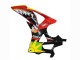 Rabatt BMW S1000RR Motorrad Verkleidung 2009-2014 - Rot Blau Gelb Hai