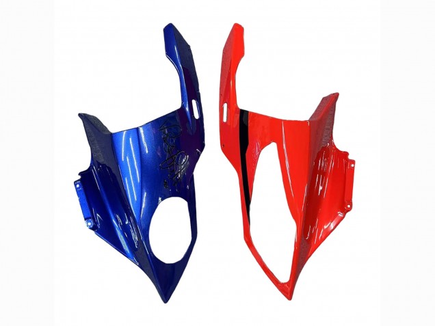 Rabatt BMW S1000RR Motorrad Verkleidung 2009-2014 - Rot Blau Gelb Hai