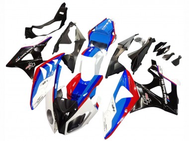 Rabatt BMW S1000RR Komplette Abs Verkleidung 2009-2014 - Weiss Rot Blau Glanzendes Schwarz