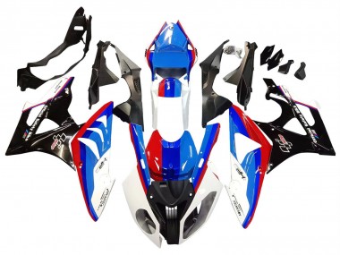 Rabatt BMW S1000RR Komplette Abs Verkleidung 2009-2014 - Weiss Rot Blau Glanzendes Schwarz