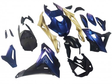 Rabatt BMW S1000R Motorrad Verkleidung 2014-2016 - Matt Dunkel Blau