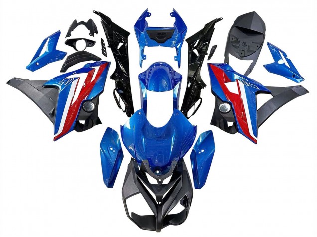 Rabatt BMW S1000R Motorrad Verkleidung 2014-2016 - Blau Rot