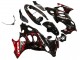 Rabatt Suzuki GSX600F/GSX750F Motorrad Verkleidung 2004-2006 - Glanzendes Schwarz Rot Flamme