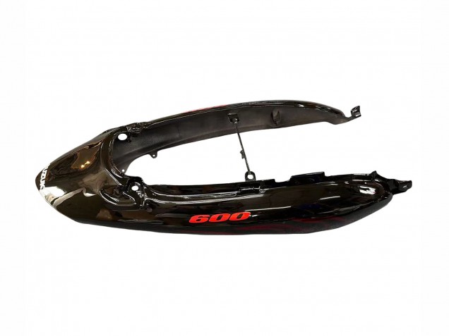 Rabatt Suzuki GSX600F/GSX750F Motorrad Verkleidung 2004-2006 - Glanzendes Schwarz Rot Flamme