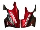 Rabatt Suzuki GSX600F/GSX750F Motorrad Verkleidung 2004-2006 - Glanzendes Schwarz Rot Flamme
