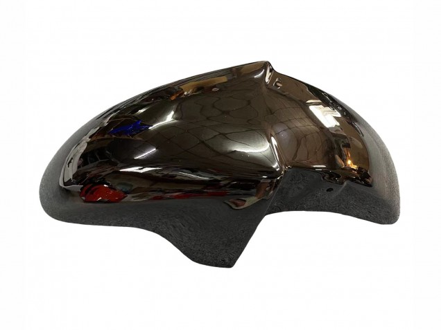 Rabatt Suzuki GSX600F/GSX750F Motorrad Verkleidung 2004-2006 - Glanzendes Schwarz Rot Flamme