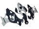 Rabatt Suzuki GSX600F/GSX750F Motorrad Verkleidung 2004-2006 - Glanzendes Schwarz Grau