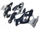 Rabatt Suzuki GSX600F/GSX750F Motorrad Verkleidung 2004-2006 - Glanzendes Schwarz Grau