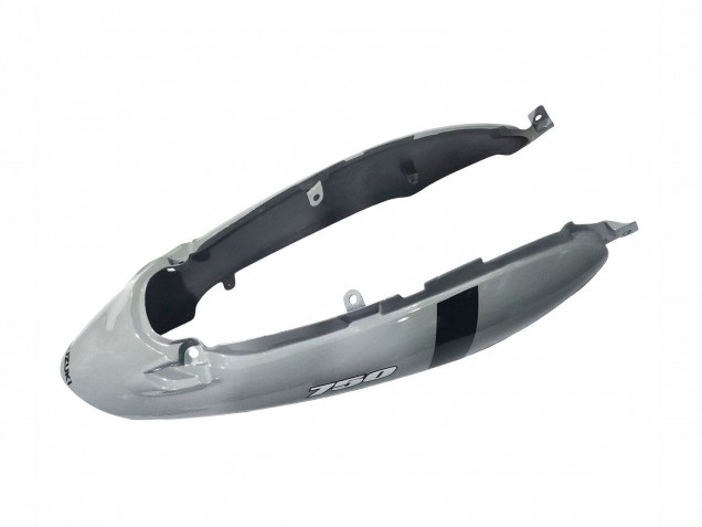 Rabatt Suzuki GSX600F/GSX750F Motorrad Verkleidung 2004-2006 - Glanzendes Schwarz Grau