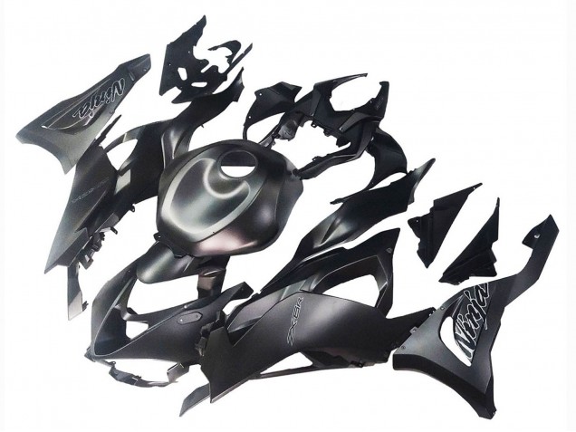 Rabatt Kawasaki ZX6R Motorrad Verkleidung 2023-2025 - Matt Schwarz