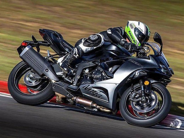 Rabatt Kawasaki ZX6R Motorrad Verkleidung 2023-2025 - Matt Schwarz