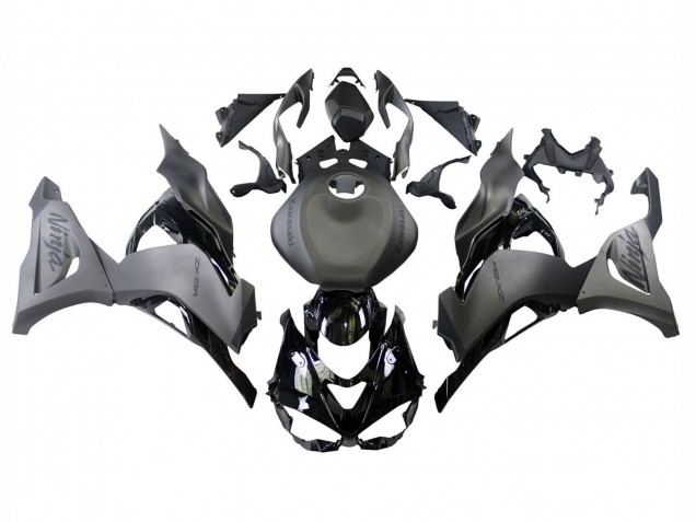 Rabatt Kawasaki ZX6R Motorrad Verkleidung 2023-2025 - Grau Ninja