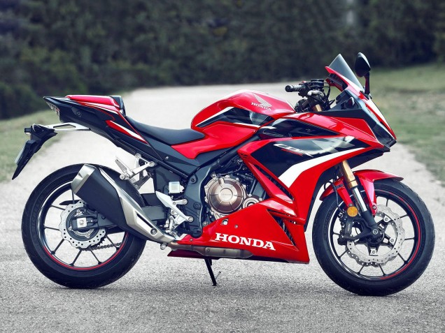 Rabatt Honda CBR500R Motorrad Verkleidung 2022-2023 - Rot Weiss Schwarz