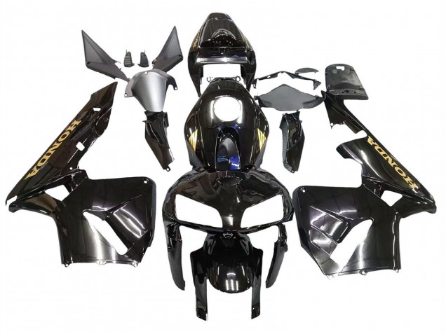 Rabatt Honda CBR600RR Motorrad Verkleidung 2005-2006 - Schwarz mit Gold Logo