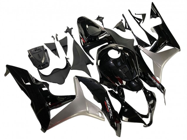 Rabatt Honda CBR600RR Motorrad Verkleidung Kit 2007-2008 - Silber Glanzendes Schwarz