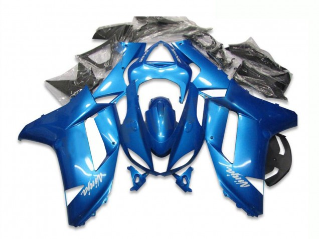 Rabatt Kawasaki ZX6R Motorrad Verkleidung 2007-2008 - Blau