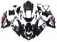 Rabatt Suzuki GSXR 600 / GSXR 750 Motorrad Verkleidung 2008-2010 - Matt Schwarz Rot Weiss