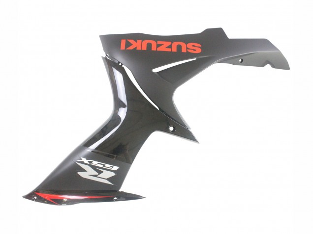Rabatt Suzuki GSXR 600 / GSXR 750 Motorrad Verkleidung 2011-2024 - Schwarz Grau Rot Linie