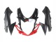 Rabatt Suzuki GSXR 600 / GSXR 750 Motorrad Verkleidung 2011-2024 - Schwarz Grau Rot Linie
