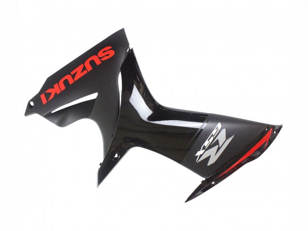 Rabatt Suzuki GSXR 600 / GSXR 750 Motorrad Verkleidung 2011-2024 - Schwarz Grau Rot Linie
